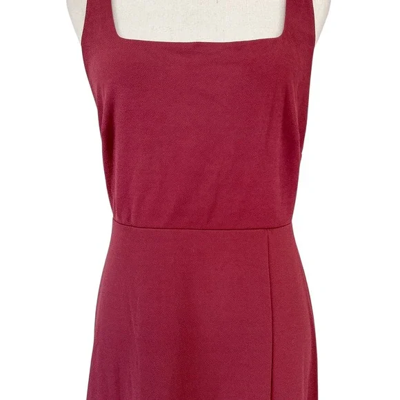 Birdy Grey Dress Women's Large "Alex" Dress in Crepe Rosewood Bridesmaid Formal - Picture 9 of 13